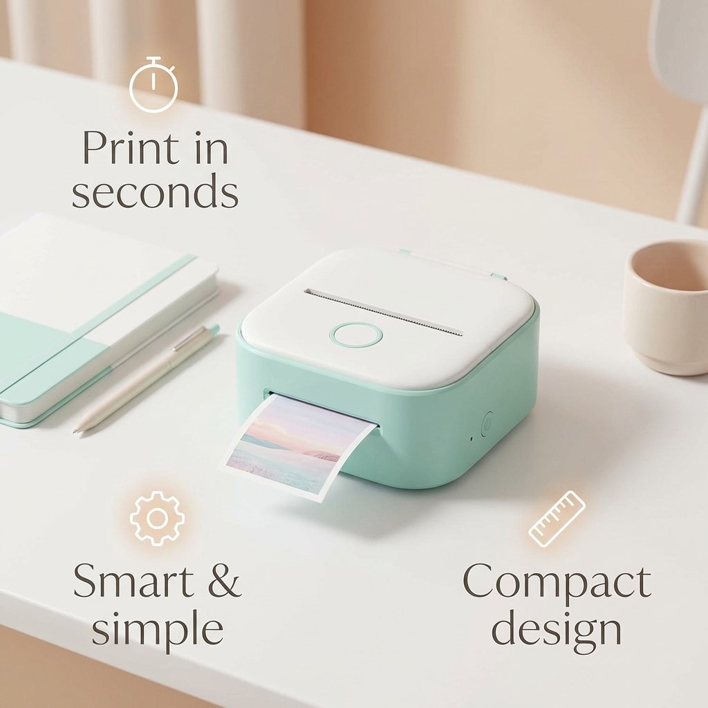 Portable Mini Printer By Aanevi