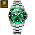 Full Calendar Business Watch – Luminous Dial with Stainless Steel Bracelet